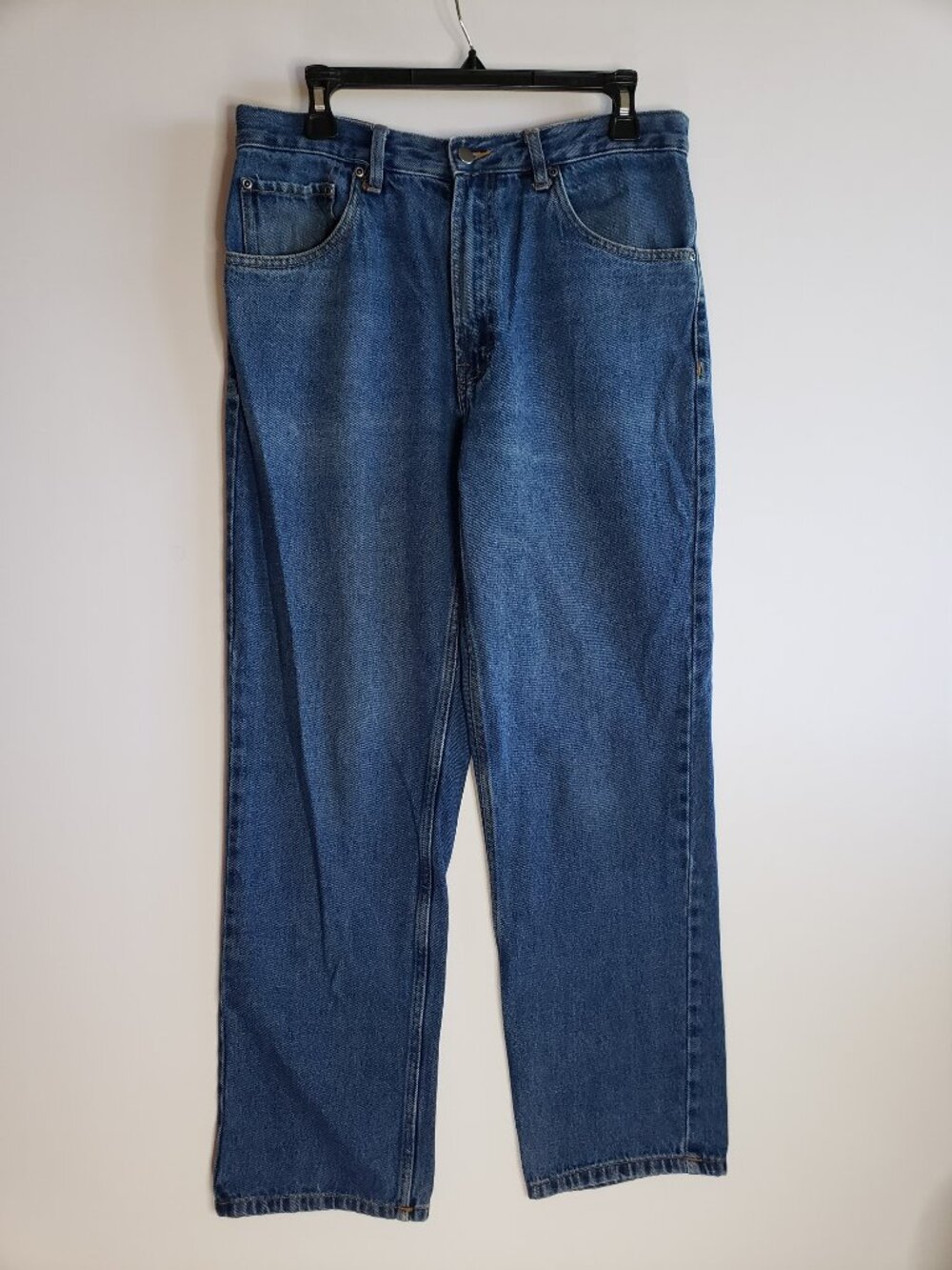 David Taylor Collection Blue Denim Jeans MediumWash Mens Size 33x30 Rare Vintage